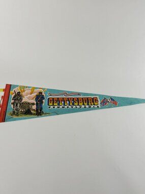 Gettysburg Pennsylvania Civil War Pennant Souvenir Felt Banner